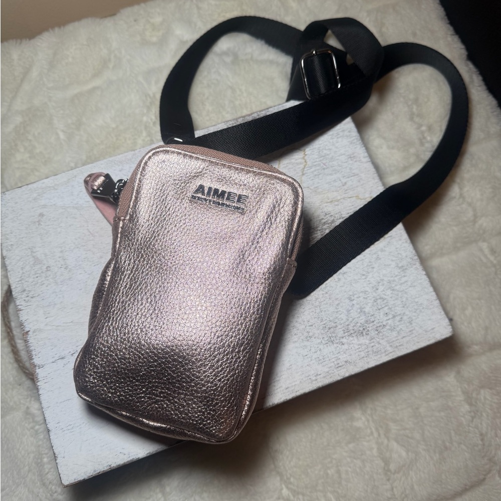 Aime kestenberg  Metallic Pink Crossbody Bag